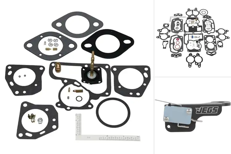 Detailed view of Best American-Made Carburetor Components