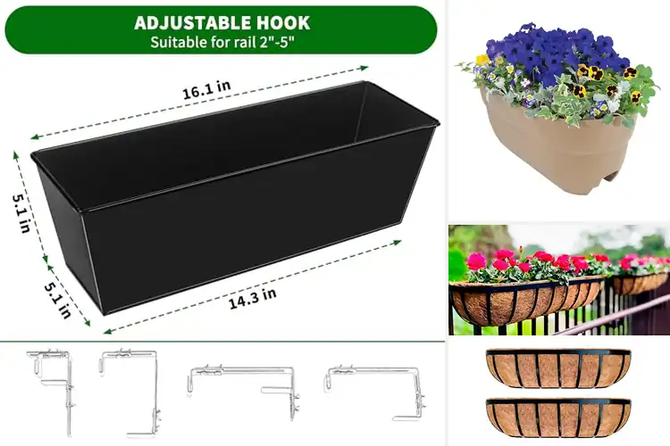 Detailed view of Best Balcony Rail Planters: Top 10 Easy & Stylish Picks