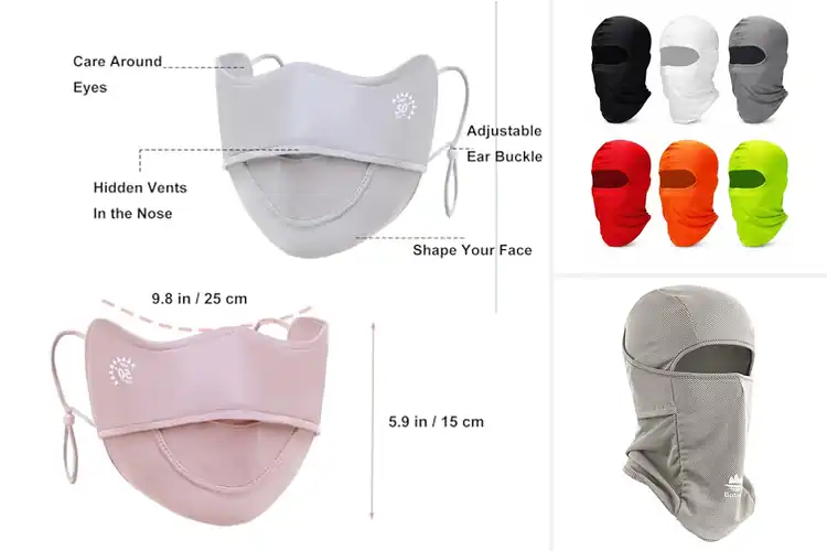 Detailed view of Best Breathable Face Cover For Sports