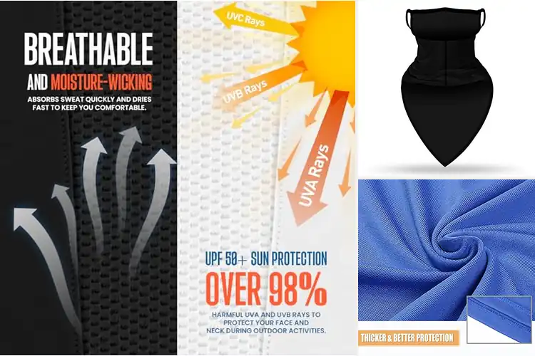 Detailed view of Best Cycling Face Covers