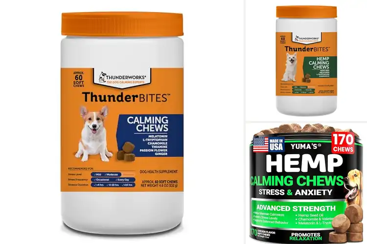 Detailed view of Best Dog Calming Chews For Thunderstorms