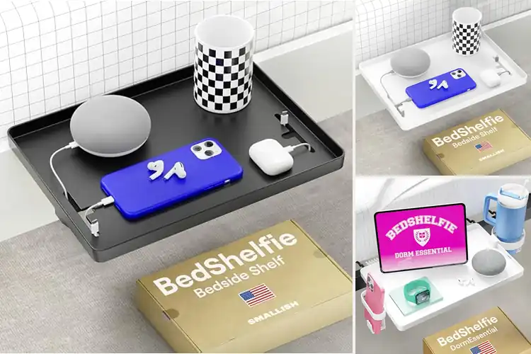 Detailed view of Best Dorm Bedside Shelf