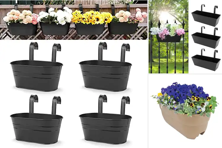 Detailed view of Best Fence Railing Planters for Stunning Outdoor Charm