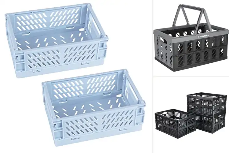 Detailed view of Best Fold Flat Basket For Storage