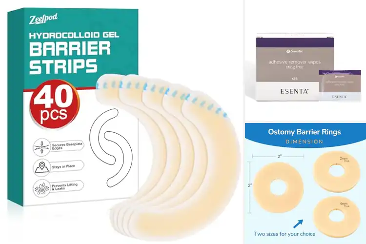 Detailed view of Best For Stoma Adhesive Box Pack: Secure Comfort All Day