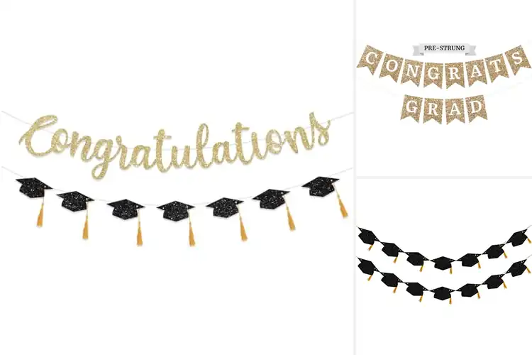 Detailed view of Best Graduation Decor Banner: 10 Unforgettable Party Picks
