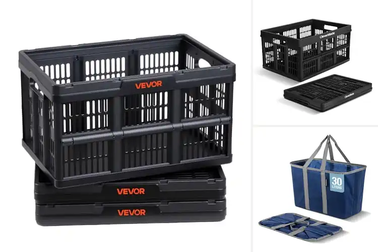 Detailed view of Best Heavy-Duty Folding Baskets