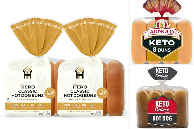 Detailed view of Best Low Carb Hot Dog Buns