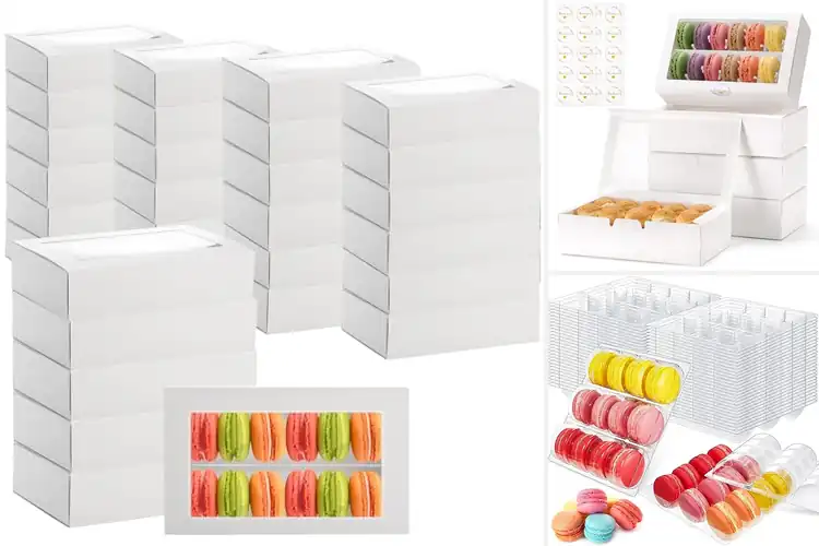 Detailed view of Best Macaron Boxes 12 Count