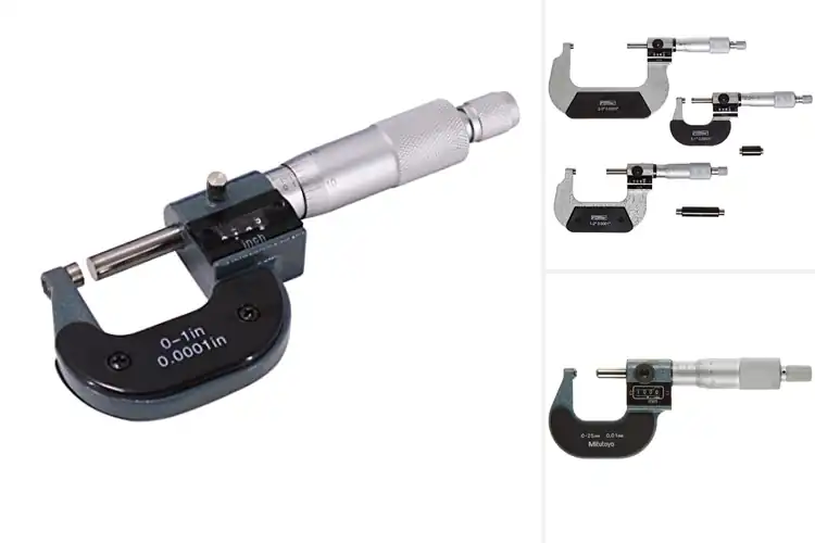 Detailed view of Best Mechanical Counter Micrometers