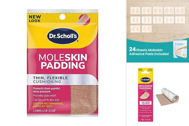 Detailed view of Best Moleskin Pads for Blisters