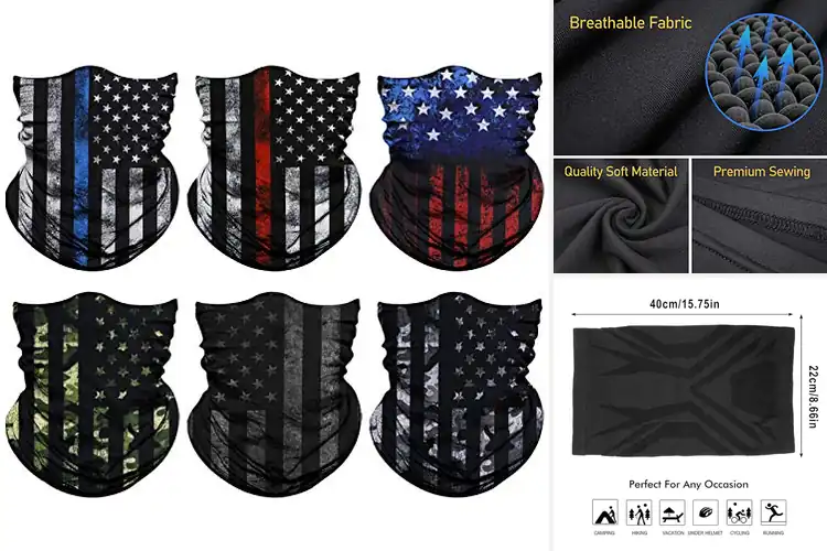 Detailed view of Best Motorcycle Face Gaiters