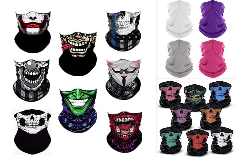 Detailed view of Best Multi Function Face Covering Scarves