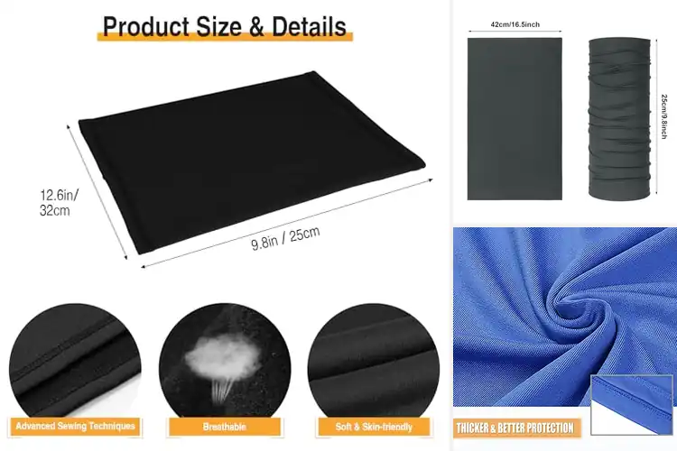 Detailed view of Best Neck Gaiter For Outdoor Sports