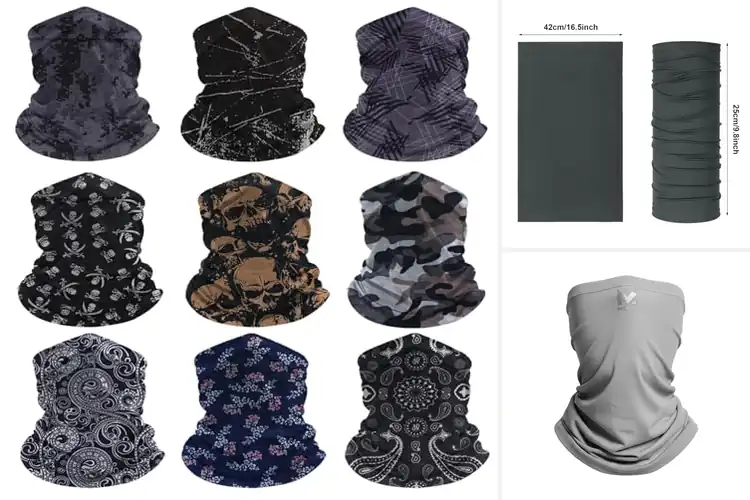 Detailed view of Best Neck Gaiter Multi Use
