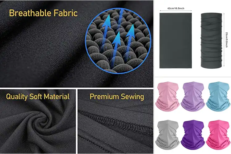 Detailed view of Best Neck Warmer For Sun Protection