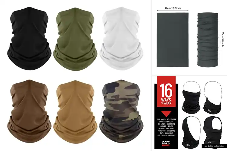 Detailed view of Best One Size Fits Most Neck Gaiters