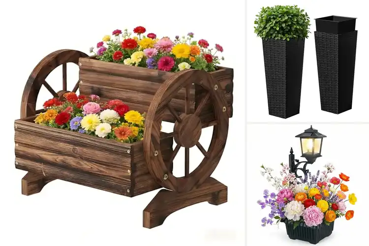 Detailed view of Best Outdoor Decor Planters