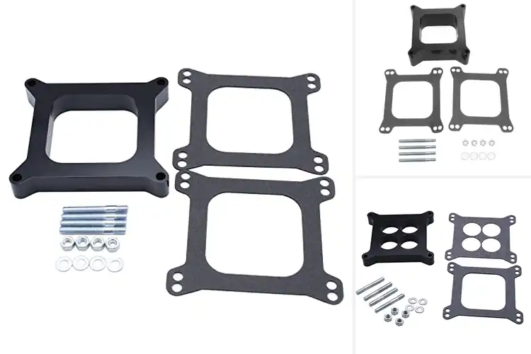 Detailed view of Best Phenolic Carburetor Spacers for Holley