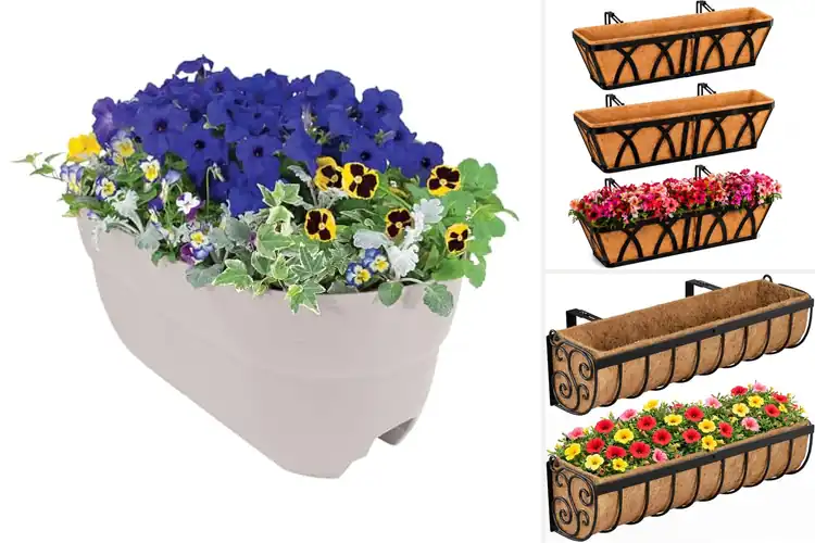 Detailed view of Best Rail Planters