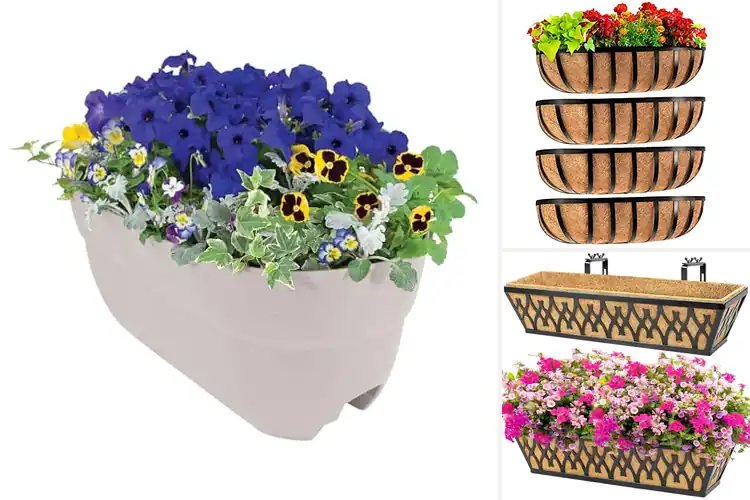 Detailed view of Best Railing Flower Pots for Stunning Outdoor Style