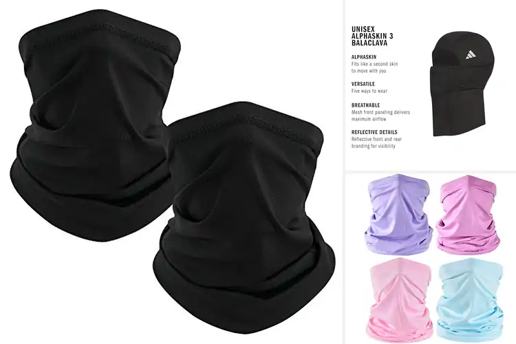 Detailed view of Best Running Face Covers