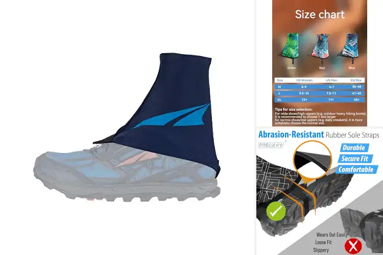 Detailed view of Best Running Gaiters