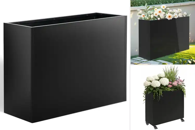 Detailed view of Best Rustproof Metal Planter Coating