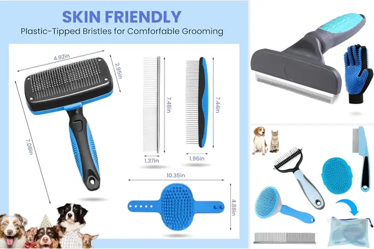 Detailed view of Best Shedding Brushes Sets