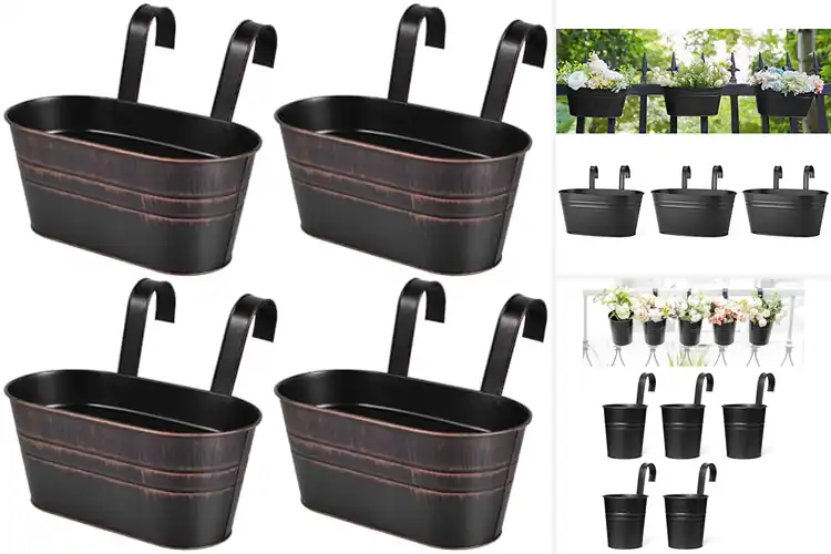 Detailed view of Best Small Planter Pots For Railings