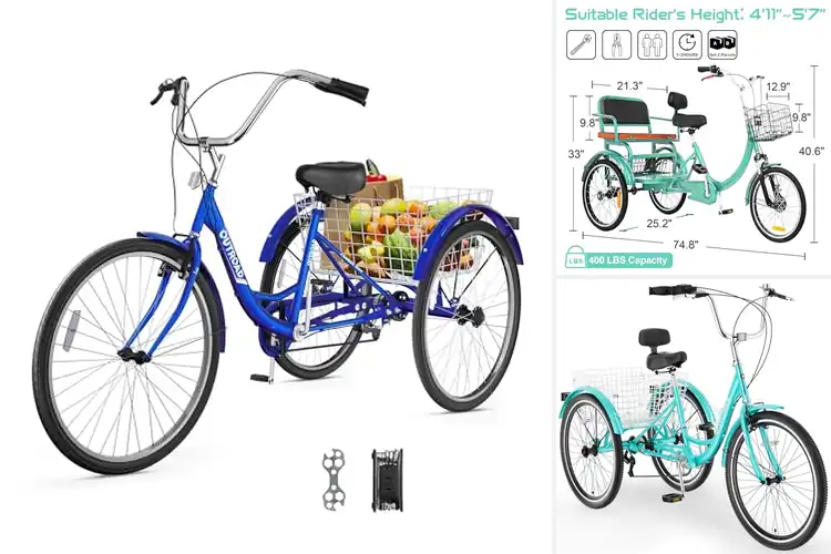 Detailed view of Best Stable Adult Tricycles: Top 10 Picks for Fun