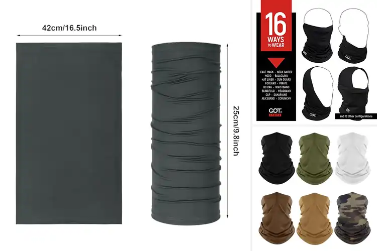 Detailed view of Best Sun Protection Gaiter Face Masks