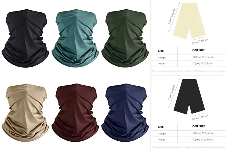Detailed view of Best Sun Protection Scarves : Beat the Heat & Sun