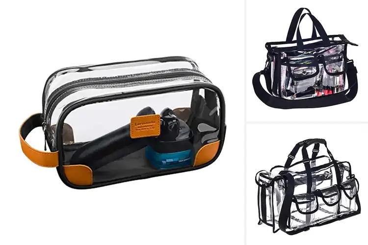 Detailed view of Best Transparent Storage Bags For Grooming Kits