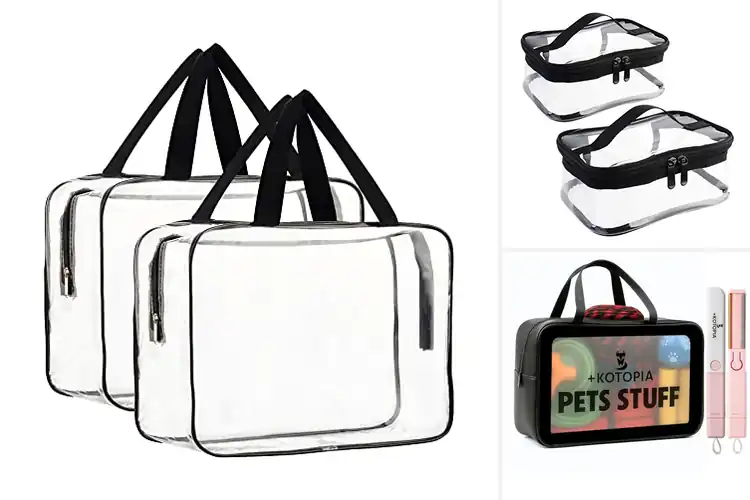 Detailed view of Best Transparent Storage Bags For Grooming