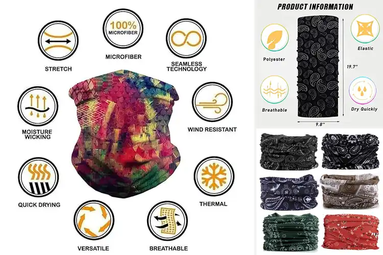 Detailed view of Best Tube Gaiters: Top 10 Picks for Sun, Warmth & Style